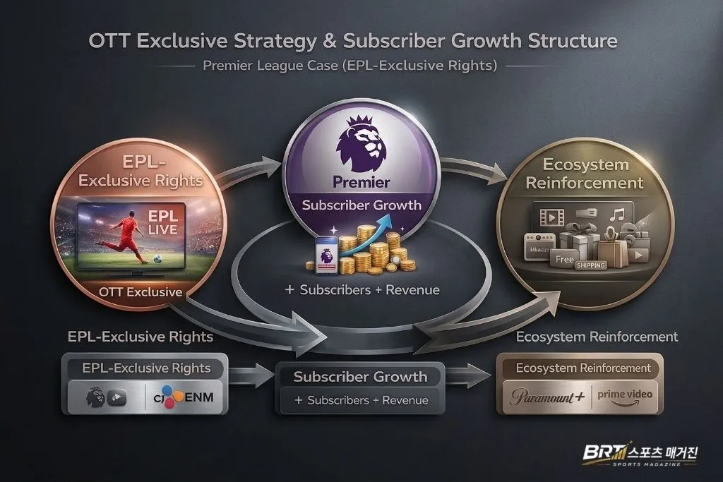 프리미어리그 OTT 독점 전략 구조와 구독자 증가 모델