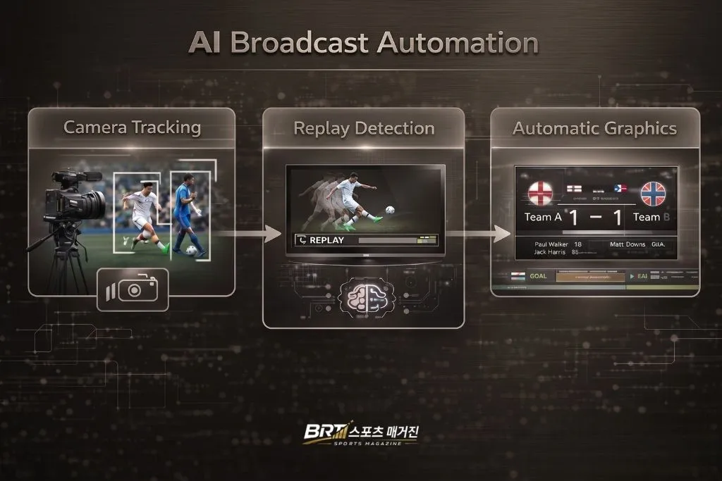 AI 기반 스포츠중계 자동화 시스템 구조