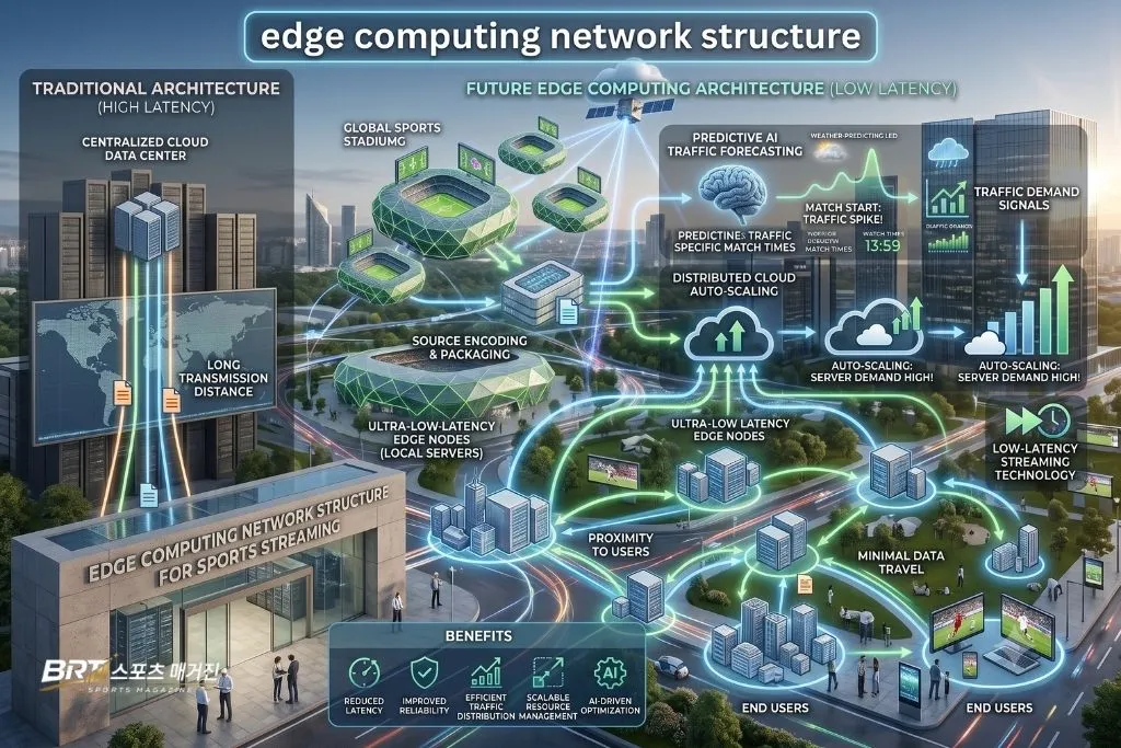 실시간스포츠중계 Edge Computing 네트워크 분산 처리 구조